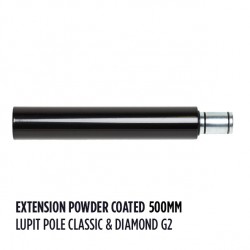 Barre Lupit Pole Classic G2 Quick Lock Powder Coated Noire 45mm