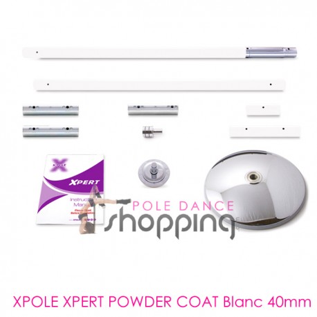 Barre de Pole Dance X-POLE XPERT Powder Coated Blanche - Barres