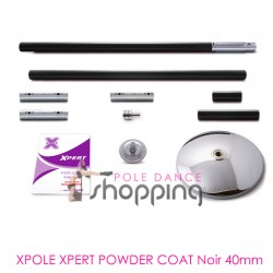 Barra de Pole Dance Xpole Xpert Pro Silicone Negro 45mm X-LOCK