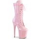 High Platforms Ankle Boots Pleaser FLAMINGO-1050 Pink Patent