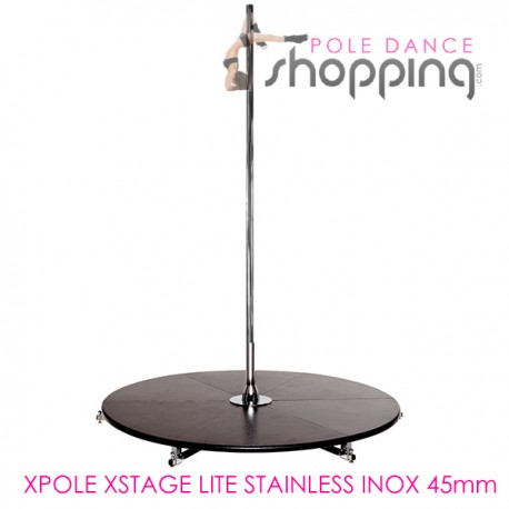 Podium de Pole Dance Xpole Xstage Lite Stainless Inox 45mm