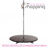 Podium de Pole Dance Xpole Xstage Lite Stainless Inox 45mm