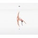 Barre de Pole Dance Lupit Pole Classic Powder Coat Blanc 45mm - Generation 2