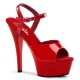 Platforms Sandals Pleaser KISS-209 Red patent