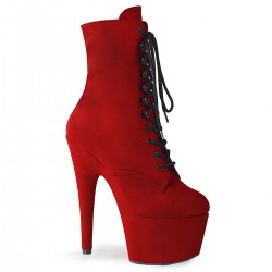 Bottines Plateformes Hautes Pleaser ADORE-1020FS Rouge