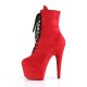 Botines Tacones Plateformes Hautes Pleaser ADORE-1020FS Rojo