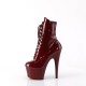 High Platforms Ankle Boots Pleaser ADORE-1020 Burgundy patent