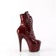 High Platforms Ankle Boots Pleaser ADORE-1020 Burgundy patent