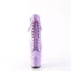 Plateau Alto Stivali Pleaser ADORE-1020 Lavanda vernice