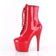 High Platforms Ankle Boots Pleaser ADORE-1020 Red patent