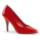 High Heels Pumps Pleaser VANITY-420 Red patent