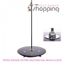 Podium de Pole Dance Xpole Xstage Lite Pro Silicone Noir 45mm X-LOCK