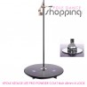 Barra Podio de Pole Dance Xpole Xstage Lite Pro Powder Coat Negro 45mm X-LOCK