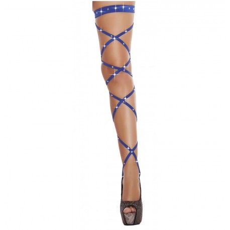 Lace Up Wrap Strass Roma