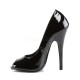 Zapatos Tacones Altos Pleaser DOMINA-212 Negro Barniz